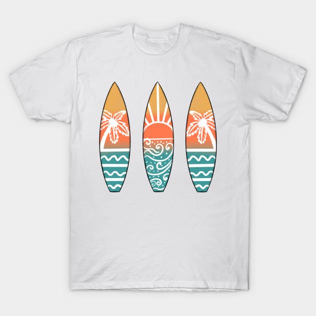 surfboard T-Shirt by ithacaplus